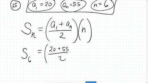 Kuta Software Arithmetic Sequences and Series 15