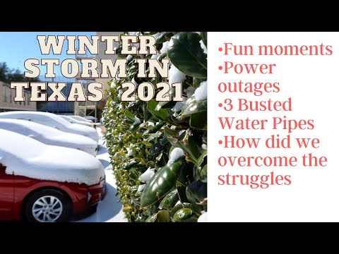 Winter Storm in Texas 2021 | Fun moments, struggles, and how did we ...