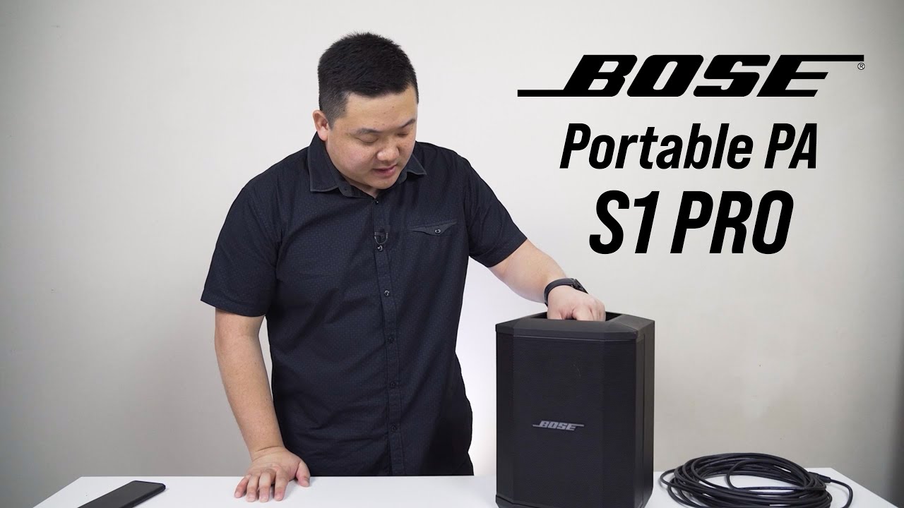 Powerful Portable PA - Bose S1 Pro | Unboxing & Quick Look - YouTube