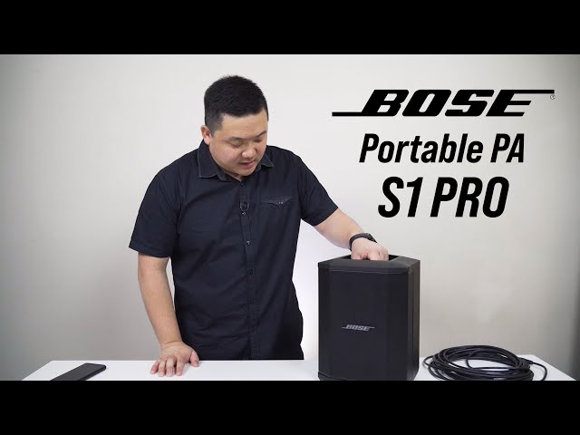 Powerful Portable PA - Bose S1 Pro