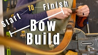 Making A Laminated Bow In Silence...