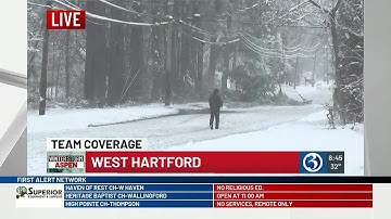VIDEO: Significant power outage reported in West Hartford