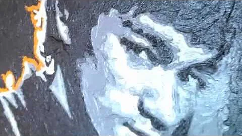 "Bruce Lee" Painted by- Aman Smith