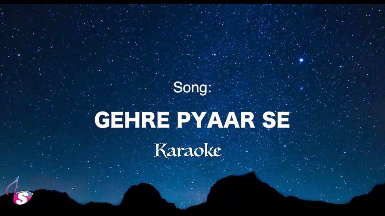 Gehre Pyaar Se Tune Pyaar Kiya Cover Karaoke with Lyrics  Samuel Wilson  Samson Samuel FreeTrack