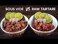 RAW Steak!? Good, Bad or NO WAY! Tartare STEAK Experiment!