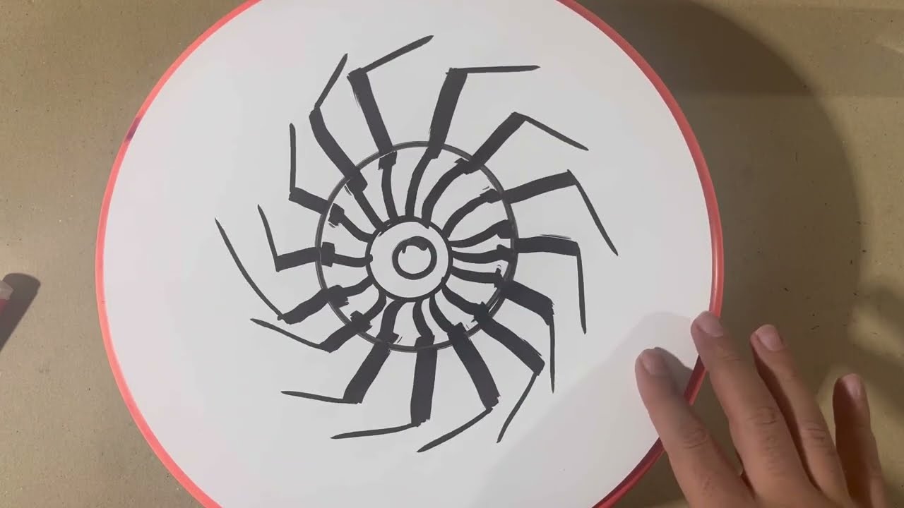 "Dynamic Art on a Circular Canvas | Kinetic Masterpieces"