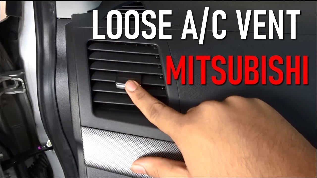 DIY Fix Loose Floppy Air Vents Mitsubishi Lancer / Proton Inspira