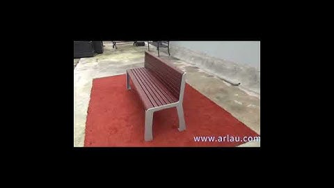 （FW56）Wood composite park bench chair