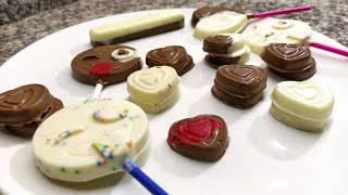 Como Hacer paletas de chocolate para vender / Fundir chocolate para hacer Chocolatinas