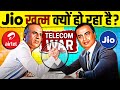 Telecom War 🔥 How Airtel is Killing Jio | Winning Strategies | Business Case Study | Live Hindi