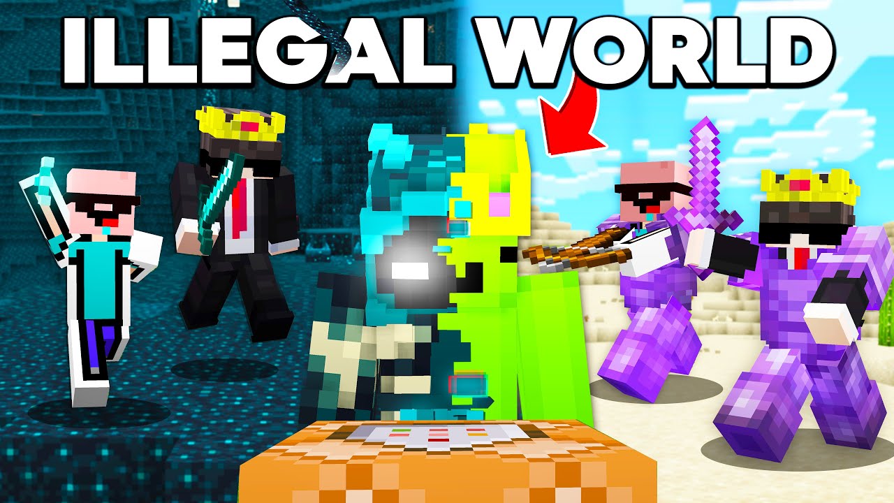 Why I Found the Most Illegal GLITCH in this Minecraft SMP - YouTube