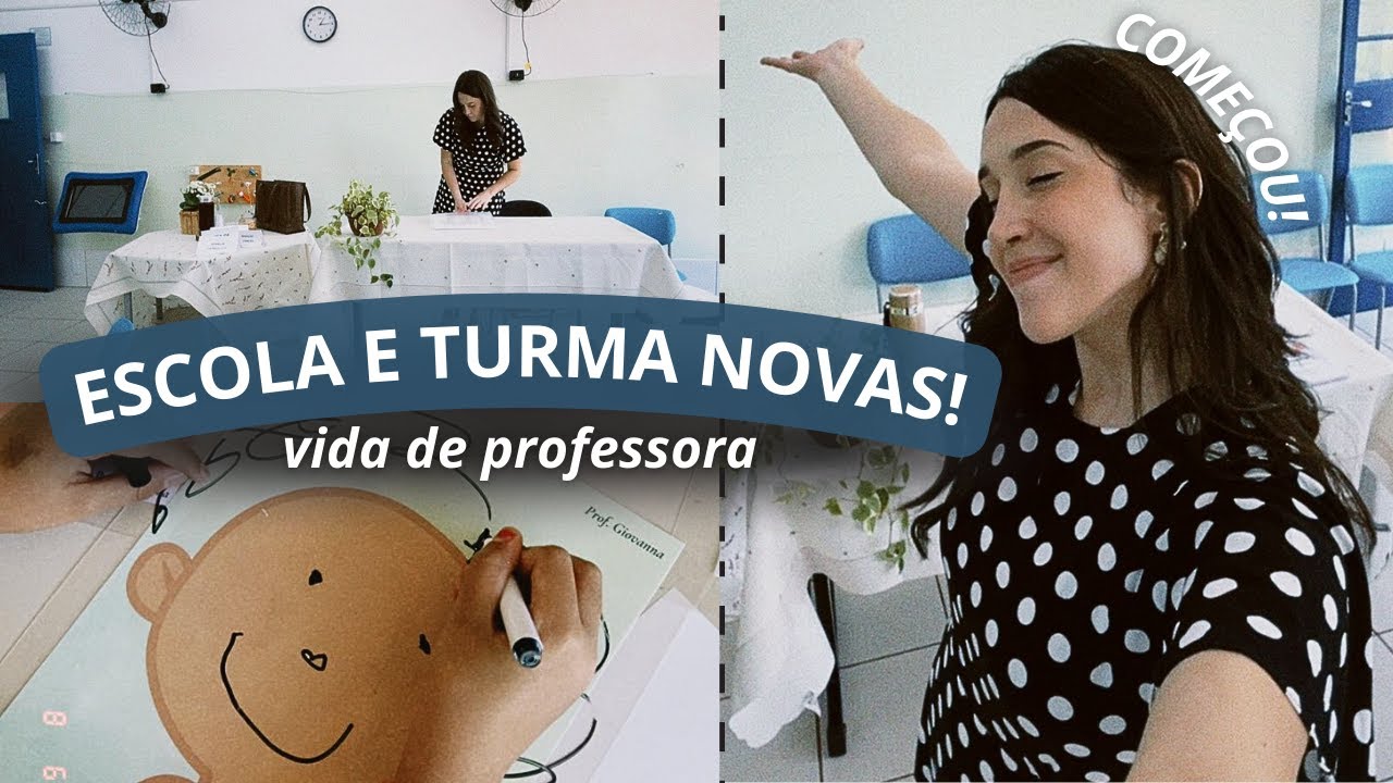Volta às aulas de uma professora concursada: primeiros dias letivos, atribuição de turma e reuniões!
