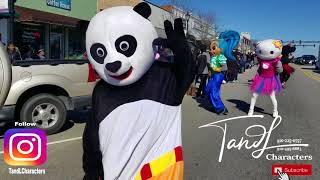 TandL Characters in the MLK Parade Elizabeth Town NC