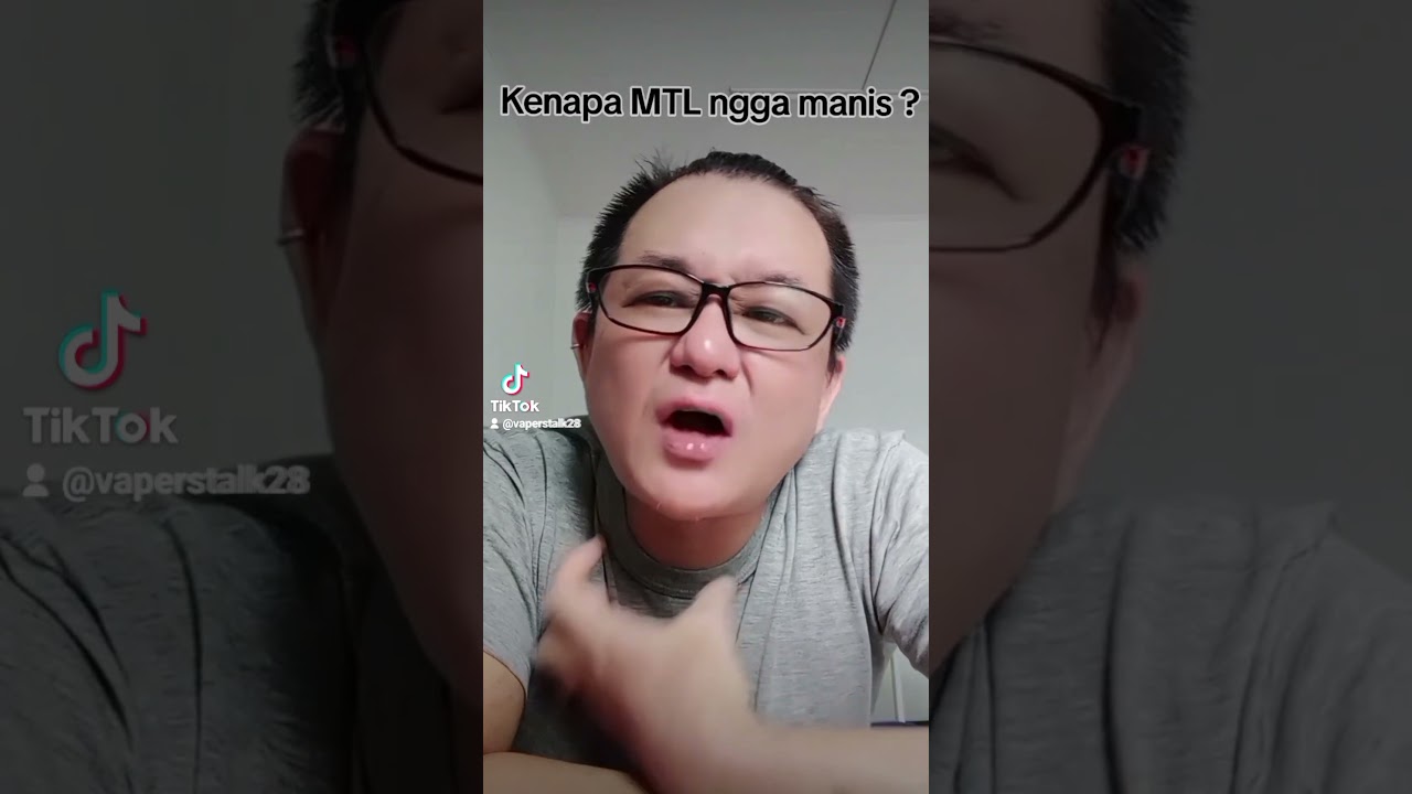 Kenapa MTL tidak manis? 
