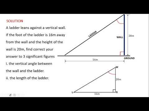 12 Using trigonometry to solve practical problems QUESTION 1