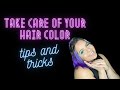 How to take care of hair color