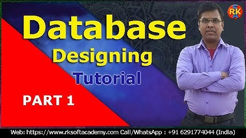 Database Design | Database Design Tutorial | oracle Database Design tutorial