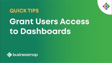 How to Grant Users Access To Dashboards | Businessmap Quick Tips