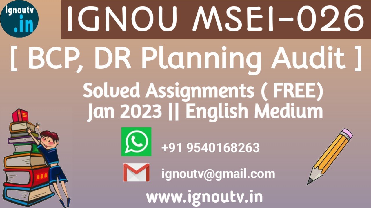 ignou solved assignment jan 2023