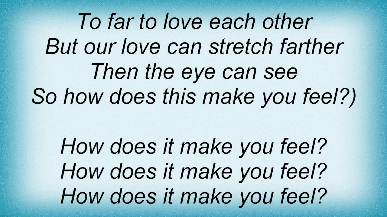 Air How Does It Make You Feel Lyrics YouTube