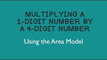 Multiplying a 1-Digit Number by a 4-Digit Number Using the Area Model