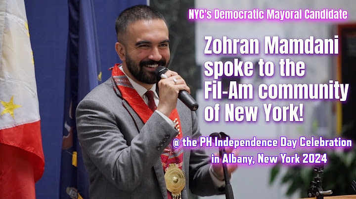 Here's what ZOHRAN MAMDANI said to the Filipino Americans in New York!
