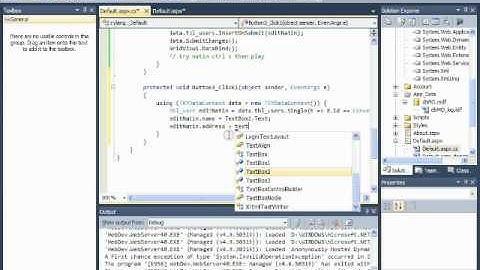 edit database using linq