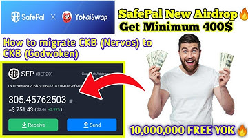 🤑Safepal New Airdrop | 10,000,000 Free Yok Token | How to migrate CKB (Nervos) to CKB (Godwoken)🔥