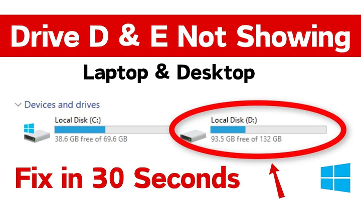 How To Fix D Drive Or E Drive Not Showing My Computer | (E Drive Or D Drive) Missing My Computer
