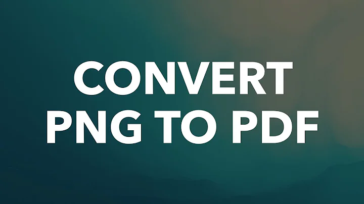 Convert PNG to PDF without any software 2021