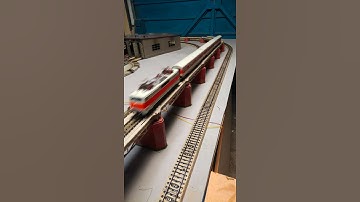 Märklin 3155 on the ramp - S-Bahn going uphill #shorts