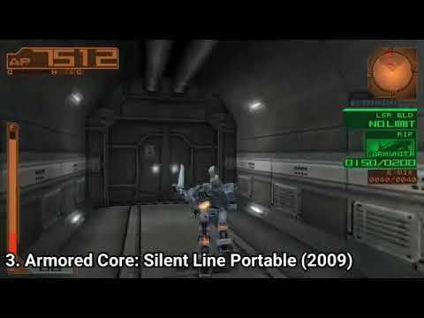The Rise of Armored core games for psp.  #akinzzygaming