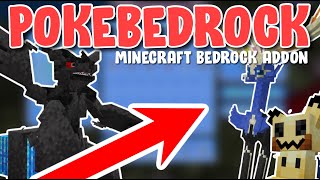 PokeBedrock Public Update Showcase | Minecraft Bedrock Pokemon Addon | 500+ Pokemon, PC Update