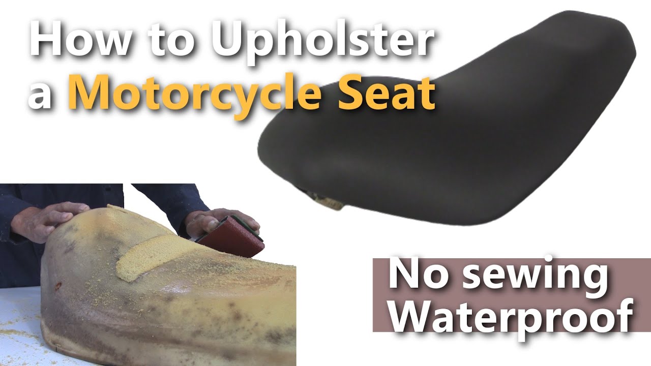 How to Reupholster a Motorcycle Seat 