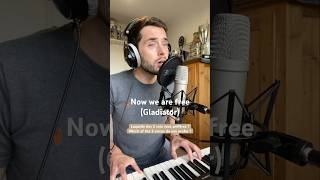 Now we are free (Gladiator) - Hans Zimmer (Alexis Carlier Cover plus longue) #chant #singing #piano