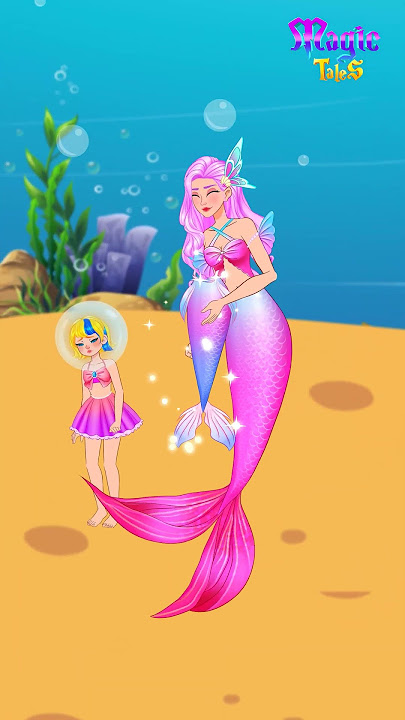 Orphaned child was adopted by mermaids 👩‍👧 Moral Lesson #shorts #viral #fairytales