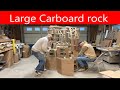 Super large cardboard climbing rock