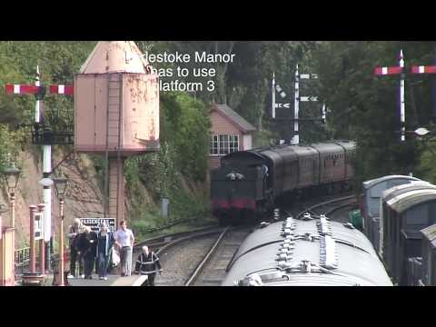 2857 grinds to a halt, unable to release the train brakes.