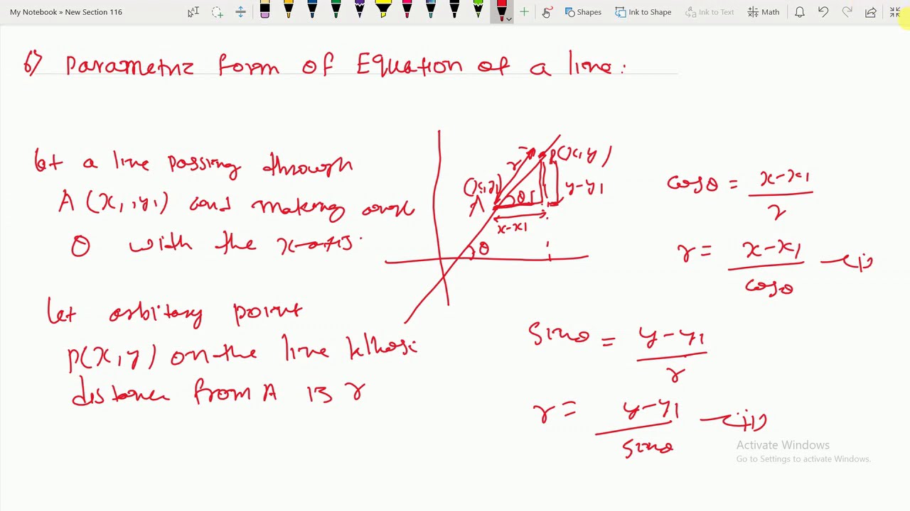 straight-line-parametric-form-reduction-of-general-equation-of-a-line