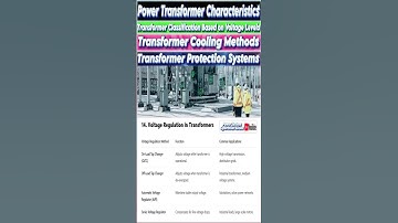Power Transformer Characteristics