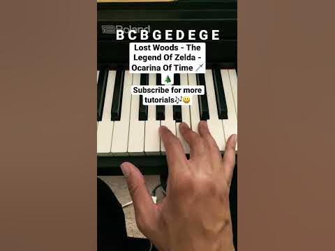 How to play Lost Woods from The Legend Of Zelda #shorts #tutorial # ...