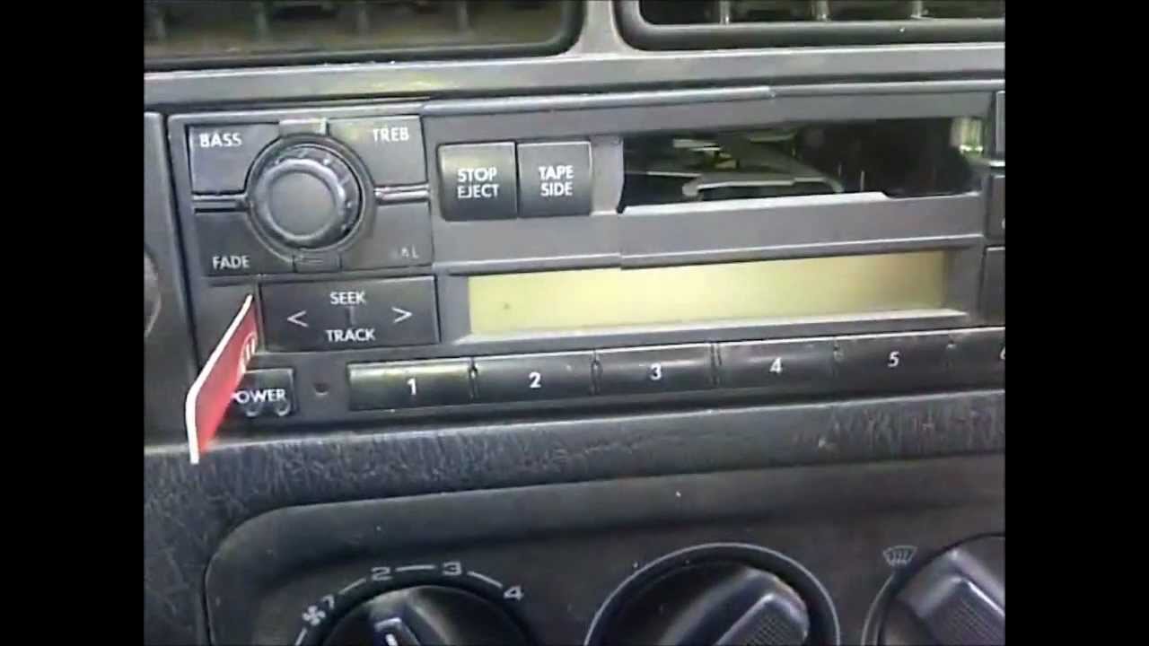 How To Remove Volkswagen Stereo Mk Iii Diy No Special Tools You How To Remove Volkswagen Stereo Mk Iii Diy No Special Tools