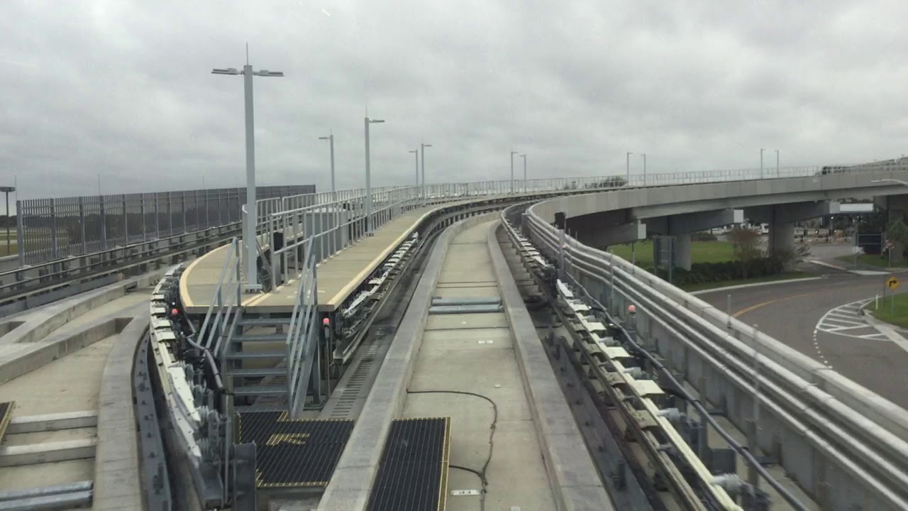 TPA People Movers Crystal Mover [06]: Main Terminal → Rental Car Center