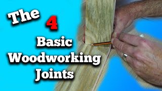Wood joinery for beginners, the 4 essential woodworking joints types