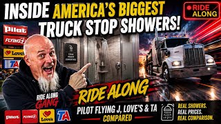 Inside America's Biggest Truck Stop Showers | Pilot Flying J, Love's & TA Compared