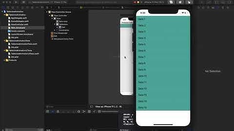 #UITableview #animation in #swift || #IOS
