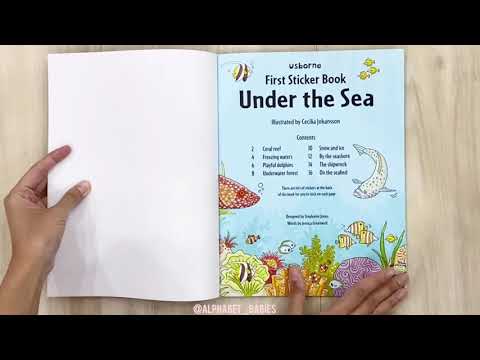 Usborne First Sticker Book: Under The Sea by @alphabet_babies