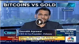Saurabh Agrawal, CEO and Co-founder, Zebpay on Bitcoins | CNBC-TV18 Saurabh Agrawal, CEO and Co-founder, Zebpay on Bitcoins | CNBC-TV18