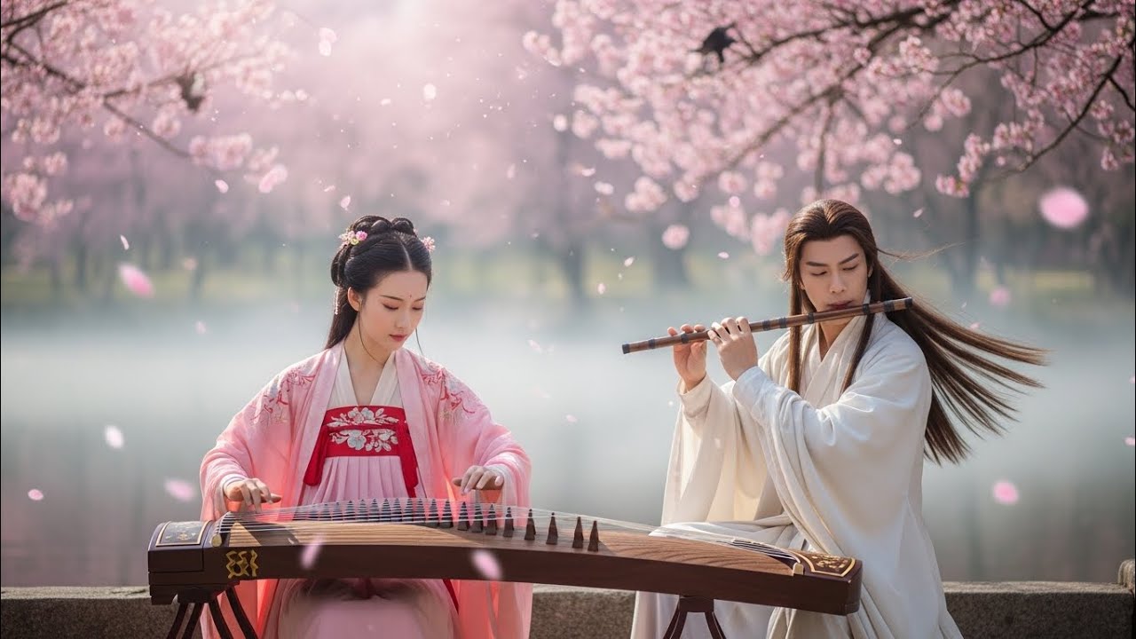 Chinese Zen music: Bamboo flute, erhu & Guzheng | Relaxing music - YouTube