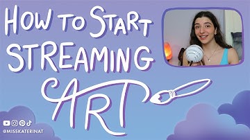 What I learned from my first art livestream! ✨ (How I got started streaming art)